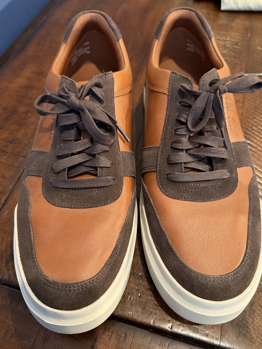 Cole Haan Men’s Grand Crosscourt Leather & Suede Sneakers Size 12M C42027